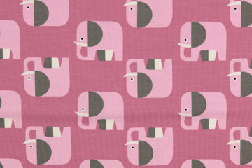 Organic Jersey Elefanten, altrosa, 0,5 m